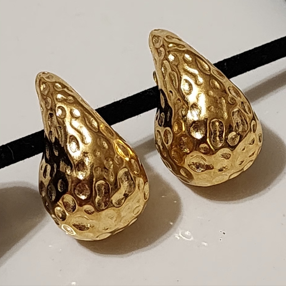 18k Gold Plated Stainless Steel Earrings